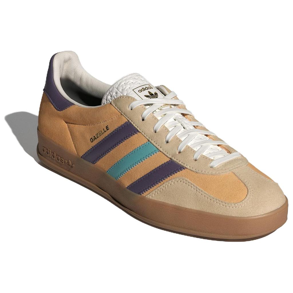 adidas Gazelle Indoor Glow Orange Shadow Фиолетовые кроссовки унисекс Off-White IG1636