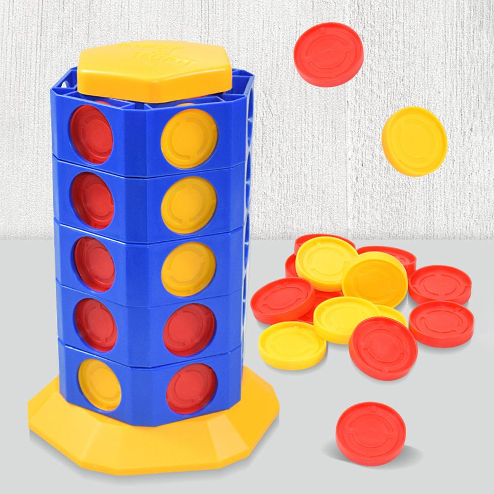 Цилиндрическая вращающаяся семейная доска Connect 4 Twist & Turn шахматы настольные игры интеллектуальная твердотельная игра Connect 4 для детей