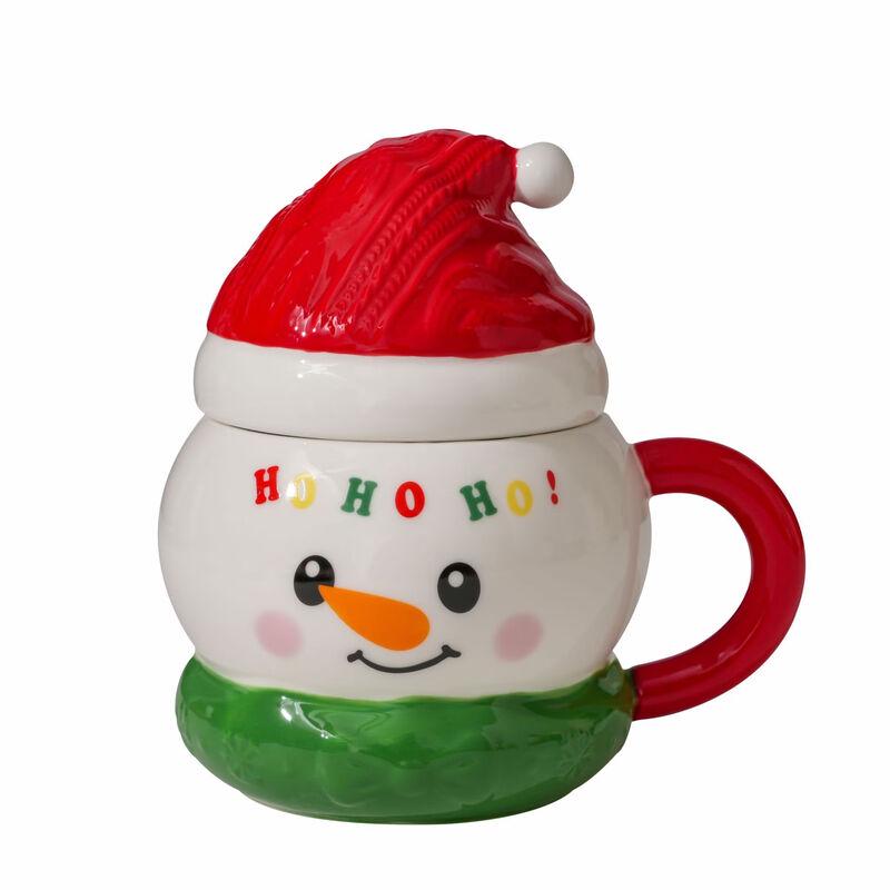 Xiaoyueya Christmas Snowman Ceramic Mug