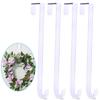 Front Door Wreath Hanger Rustproof Corrosion Resistant Strong Load-bearing Easy To Use Christmas Halloween Door Wreath