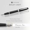 Cross Bailey Light Black Fountain Pen F NAT0746-1FS