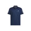 Adidas Aeroready 3-Stripes Polo Shirt Men Polo Shirts Navy-Blue IN6630