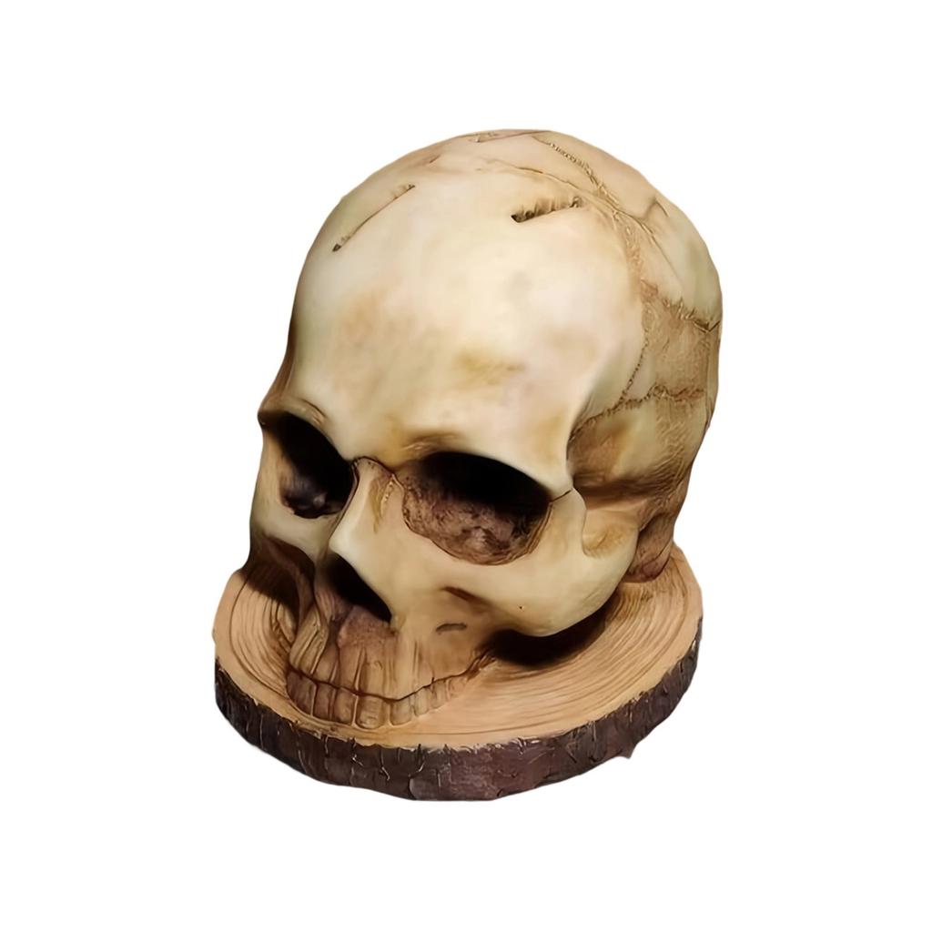 Ужасная подставка для ножей для хранения на кухне, готические кухонные аксессуары, ужасная голова для хранения, подставка для ножей, украшение кухни на Хэллоуин