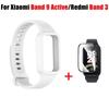 Силиконовый ремешок + защитная пленка для Xiaomi Mi Band 9 Active / Redmi Band 3 Ремешок Сменные ремешки Аксессуары