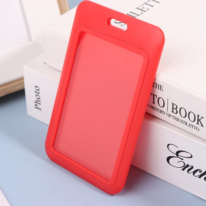 1 шт. Двусторонняя обложка для кредитной карты, жесткие пластиковые держатели для бейджей с прорезью для бейджа для персонала мероприятия, держатель для удостоверения личности, ремешок для пропуска