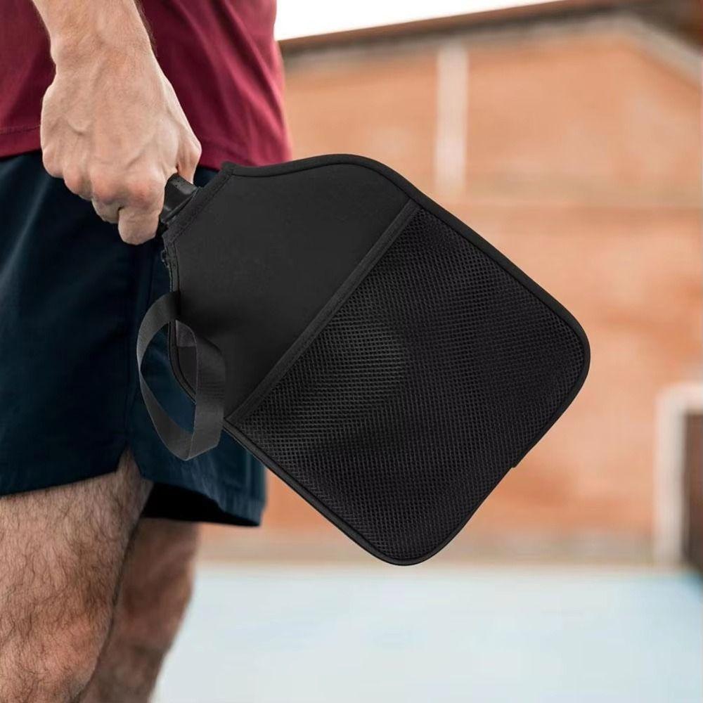 Чехол для падела большой вместимости, застежка-молния, сумка для падела, унисекс