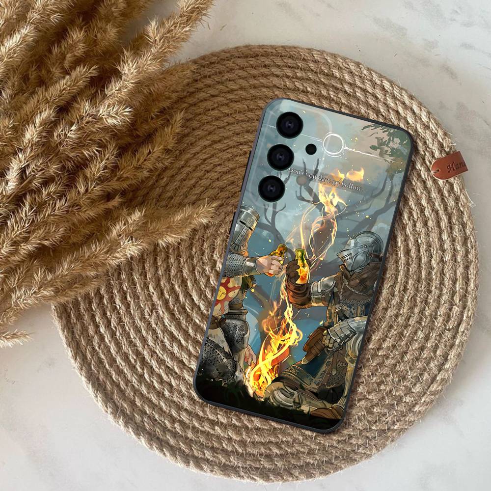 D-Dark S-Souls Game Phone Case For Samsung S25,S24,S21,S22,S23,S30,Ultra,S20,Plus,Fe,Lite,Note,10,9,5G Black Cover