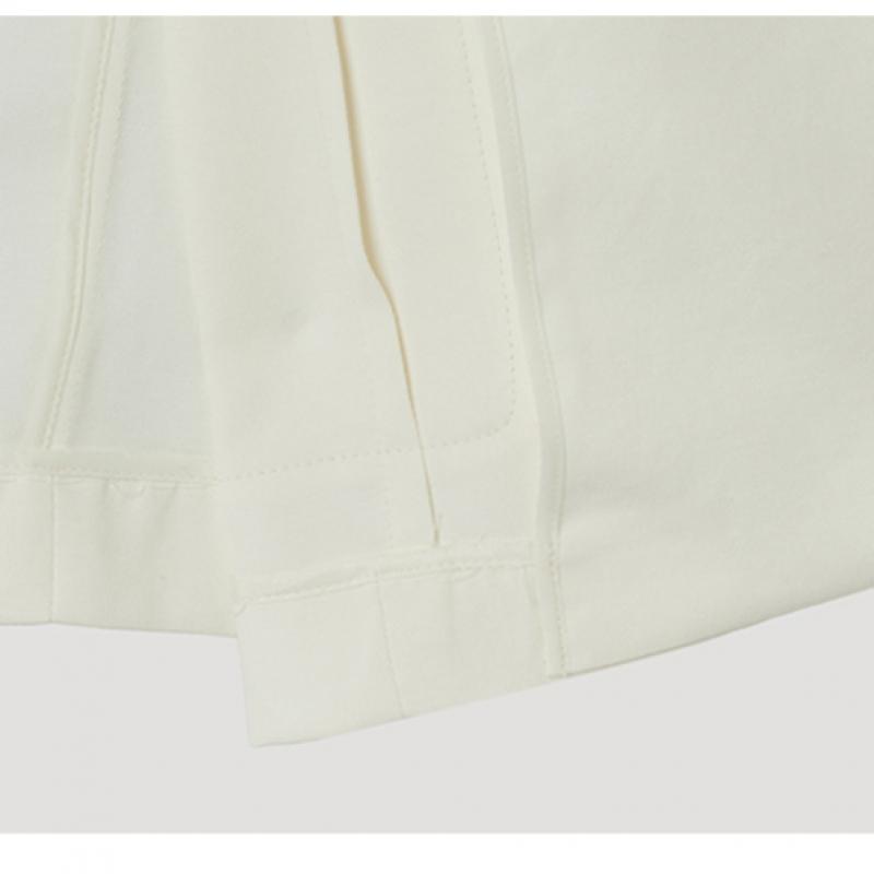 [Она Скучает] Куртка с открытым передом с рукавом три четверти Swwjkp22070 Cr