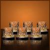 Luxury Whiskey Glass Crystal Rotating Cup Stress Relief Beer Cup Elegant Classic Design for Fine Dining And Beverages