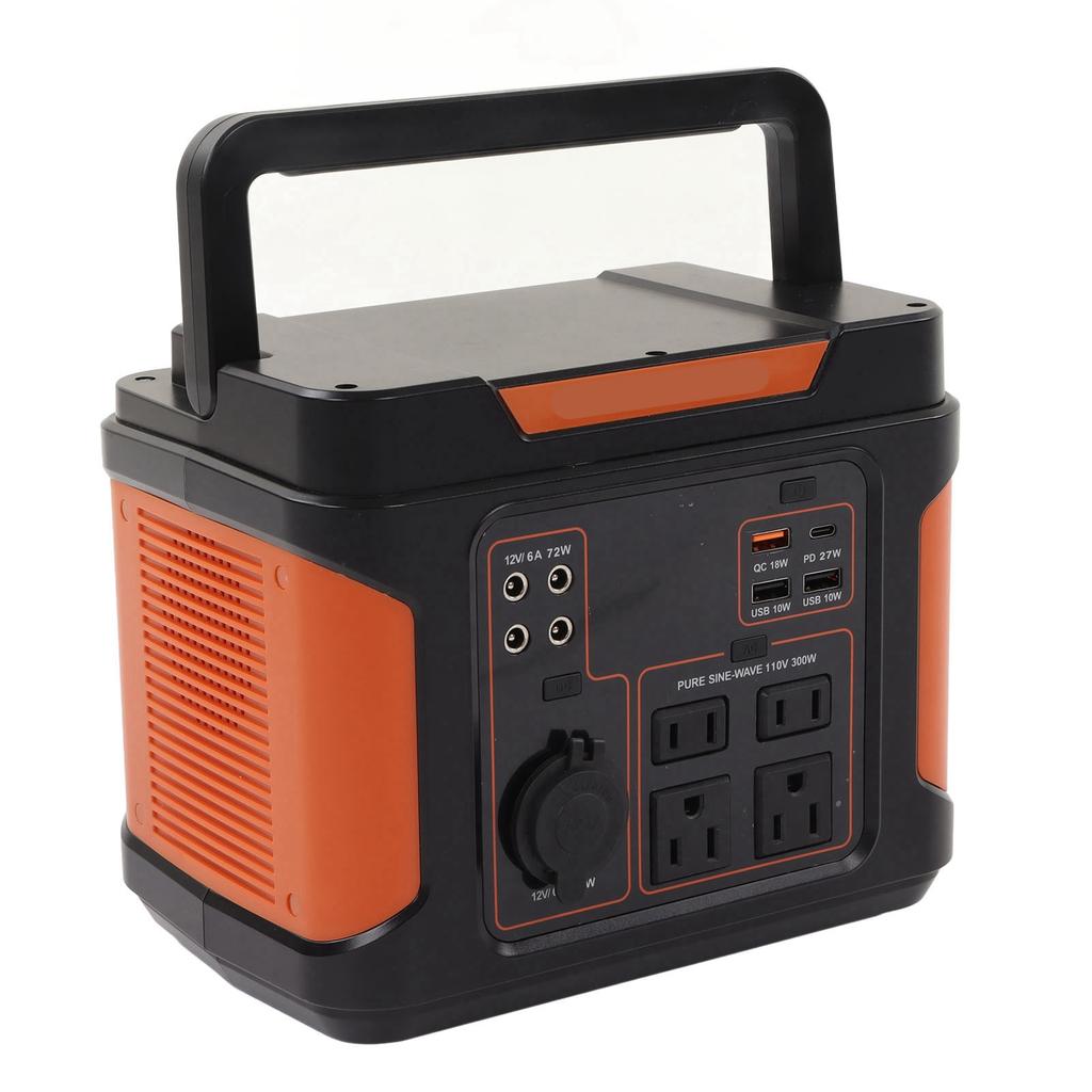 Portable Power Station 300W 80000mah Pure Sine Wave Outdoor Power Supply with Lighter