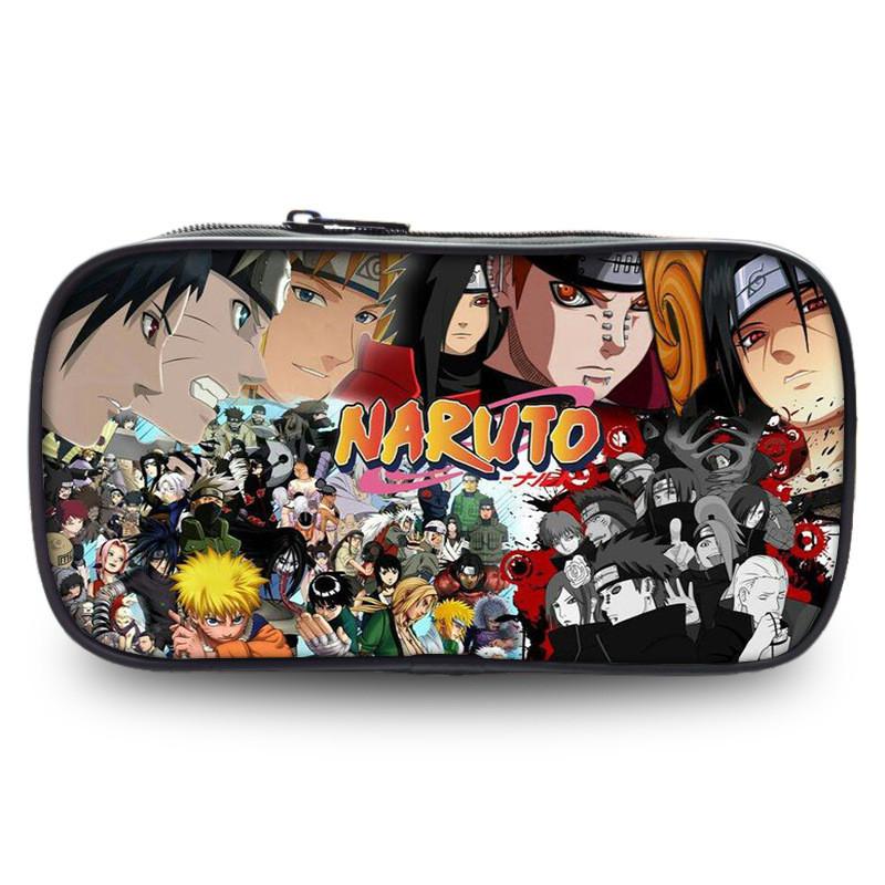 Naruto Anime Character Print Single Layer Stationery Storage Bagfor Students