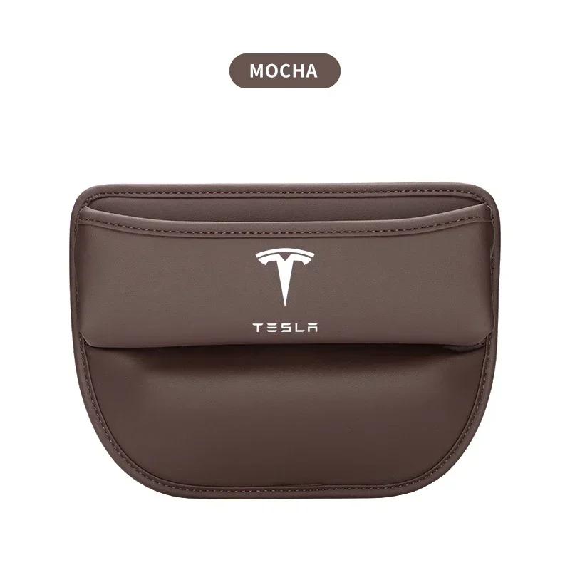 Автомобильная наклейка 2025 Новый Tesla Многофункциональный Органайзер-сумка для хранения в щели сиденья автомобиля Для Tesla Model 3 Model S Model Y Roadster Пространство