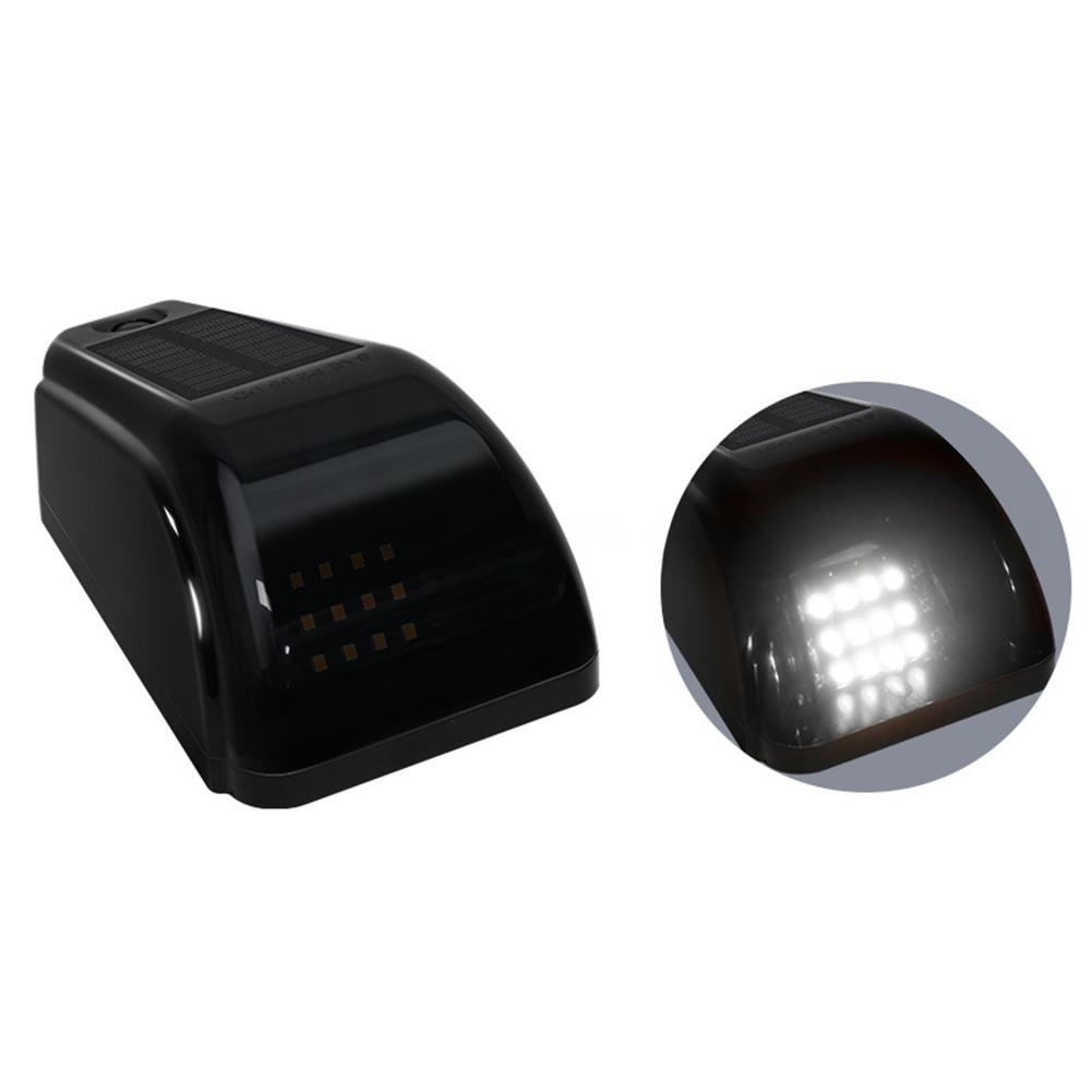 1PC 12LED Car Roof Lights Solar Powered Flashing Lights Cab Punch-Free for Truck Pickup