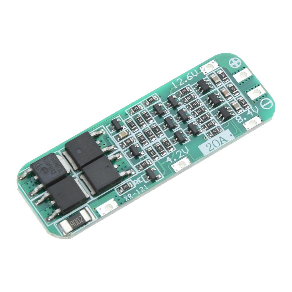 Плата защиты 3S 20A для литий-ионных литиевых аккумуляторов 18650 12,6 В Модуль защиты при зарядке липо-элементов 12,6 В