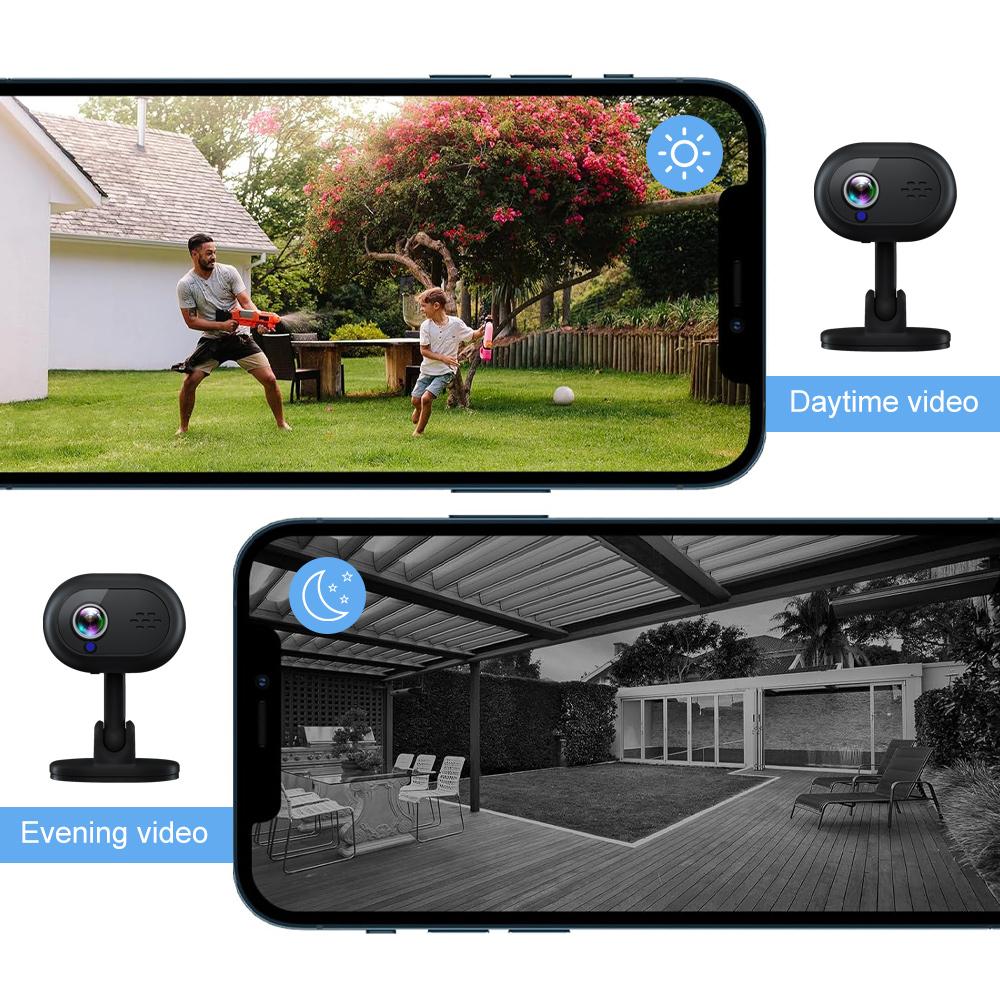 Камера WiFi 1080P HD оснащена функцией оповещения об обнаружении движения, голосовым взаимодействием и возможностями ночного видения, что обеспечивает мониторинг в реальном времени.