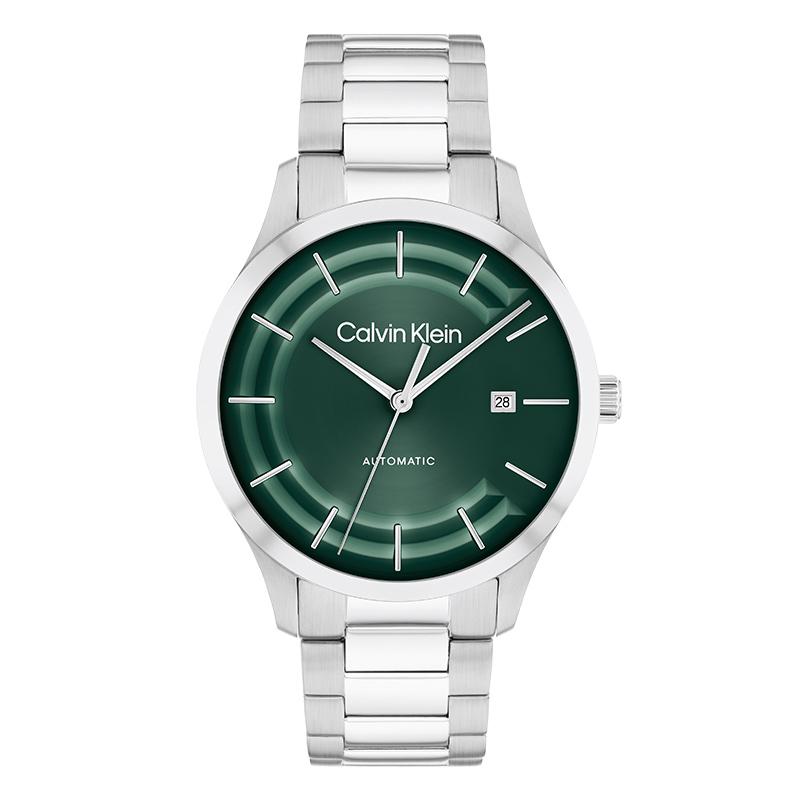 Calvin Klein Автоматические механические часы серии Knight Унисекс Зеленые 25300022