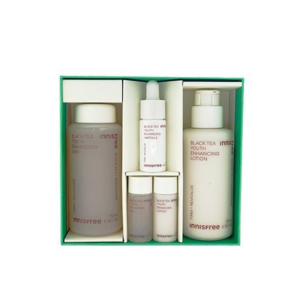 Innisfree Набор для ухода за кожей, омолаживающий с помощью черного чая (18283043)