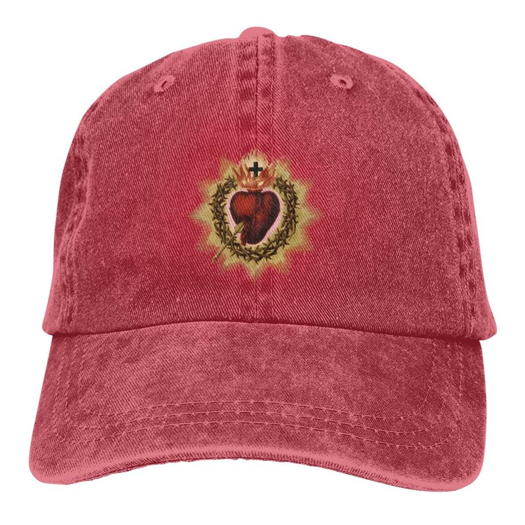 Католическая бейсболка Sacred Heart, шляпы унисекс, WoUnisex, козырек, защита Snapback, кепки с крестом Иисуса Бога