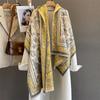 Design Floral Printed Cashmere Scarf Women Winter Pashmina Shawls And Wraps Thick Warm Bufanda Stoles Blanket Luxury