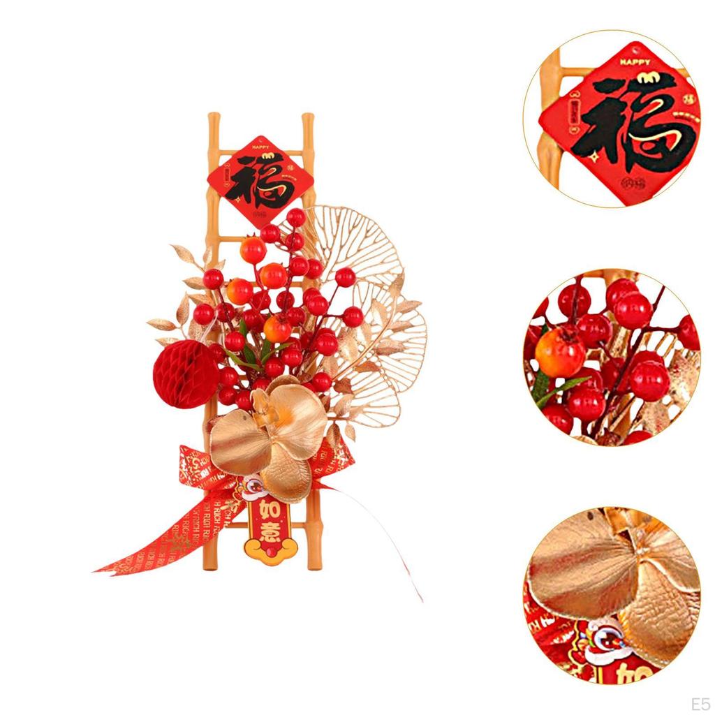 Chinese Year Decoration Blessing Gift Decorative Ladder Table Centerpiece for Party