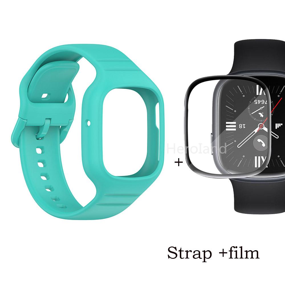 Спортивный силиконовый ремешок для часов Huawei Honor Watch 4, ремешок для смарт-часов, браслет для Honor Watch4, аксессуары, ремешок 2 в 1