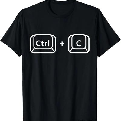 Подарок на День отца Футболка для папы и малыша в одном стиле Ctrl C & Ctrl V Футболка для нового папы