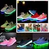 Luminous Sneakers Led Usb Charge Children Low Cut Shoes Fashion Casual Gift