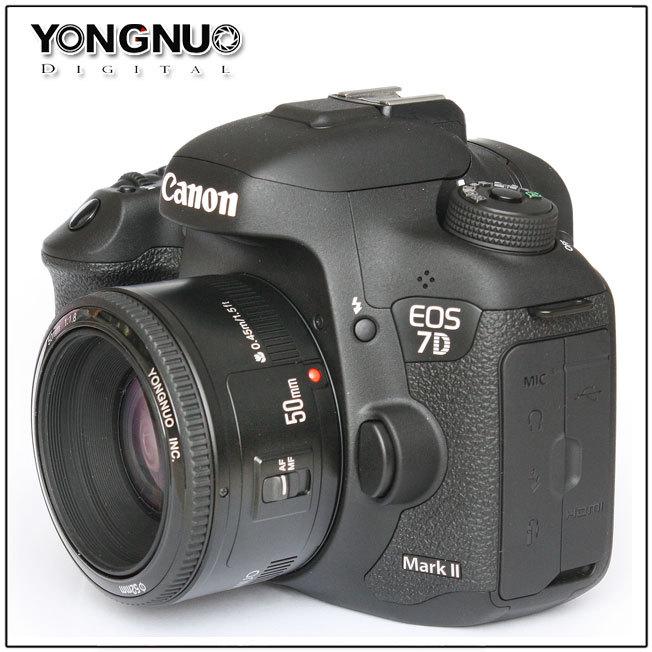 Объектив YONGNUO YN50mm f/1.8 AF для Canon — фиксированный фокус, идеально подходит для портретов и размытия фона