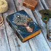 Grimoire Leather Deer Print Journal Blank Spell Book of Shadows Leather