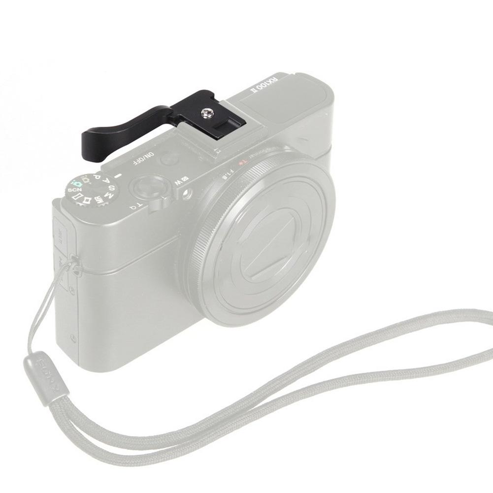 Мини Легкая Камерная Пластина Черный Металл Рукоятка для Большого Пальца для Fujifilm