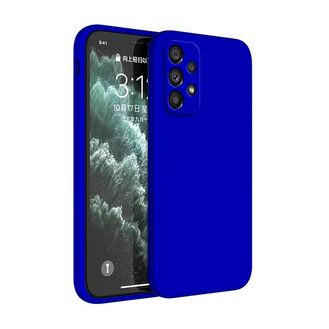 Базовый чехол для телефона Samsung Galaxy A70 A71 A55 A32 A42 A52 A21S A72 A13 A23 A33 A31 A53 A54 A73 5G Мягкий жидкий силиконовый чехол