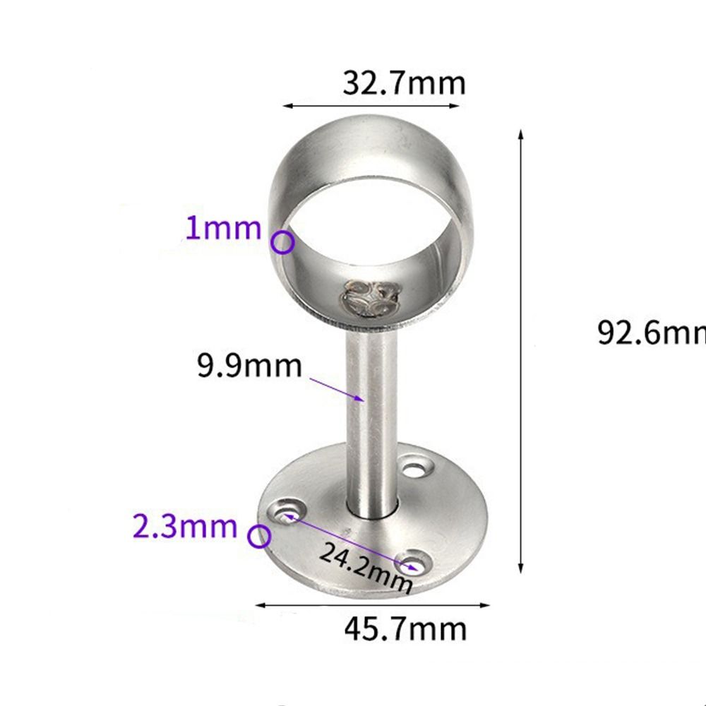 4 шт., держатели для карнизов из нержавеющей стали, сверхмощный потолочный карниз, кронштейн для карнизов на стену