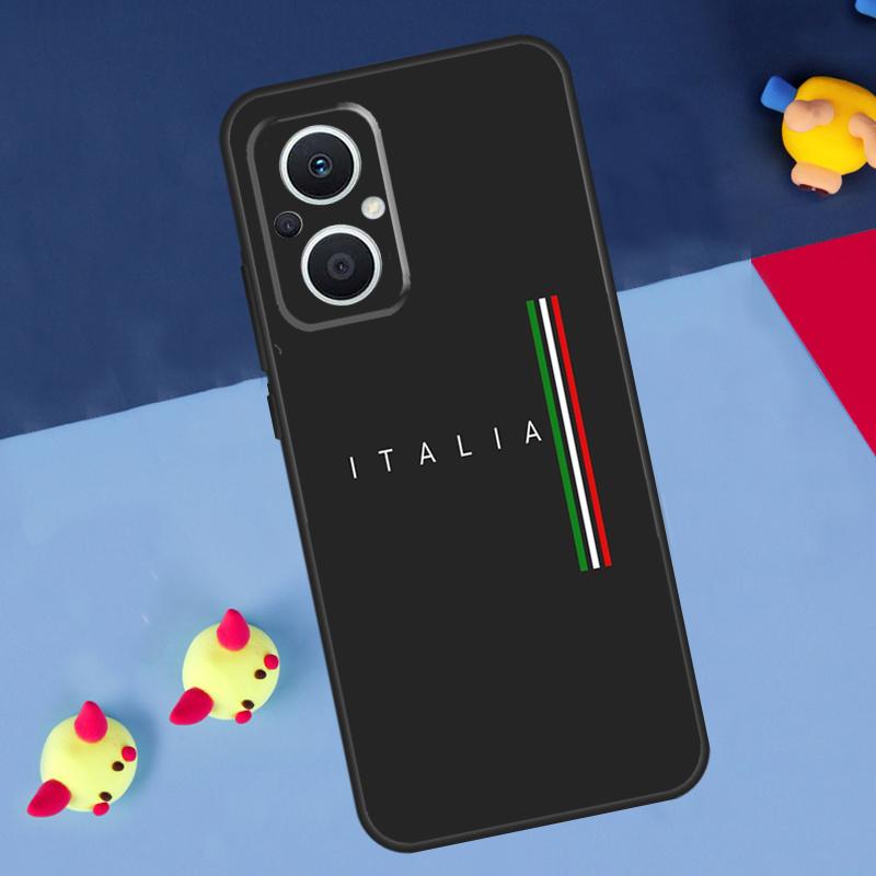 Флаг Италии для OPPO Reno 14F 13F 12F 11F 10 11 12 13 14 Pro 8T 7 8 Lite OPPO Find X6 X5 X8 X9 Pro Чехол