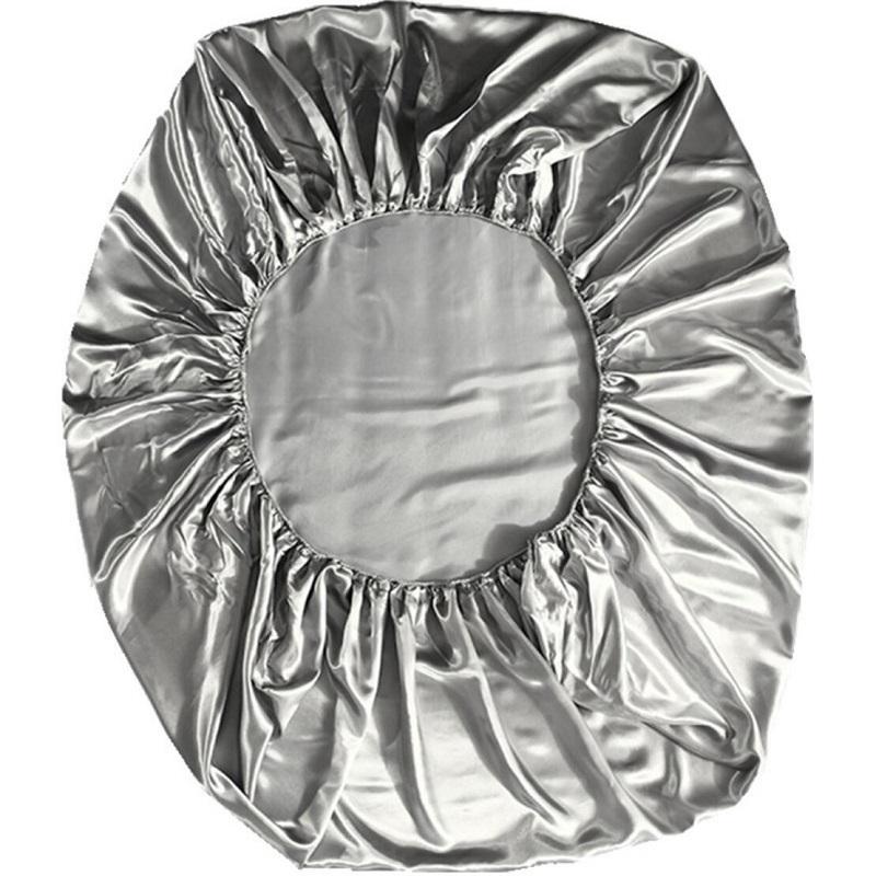 Bed Sheet Home Textile Three-piece Set Home High-end Solid Color Satin Silk Bed Sheet Mattress Cover Elastic Band Bed Sheet Bedding