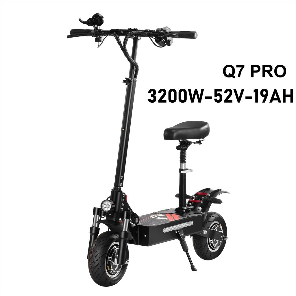 BOYUEDA Q7Pro Electric Skateboard 3200W Dual Motor 52V19Ah Hydraulic Oil Brake Electric Scooters Adults Off-road Fold EScooters