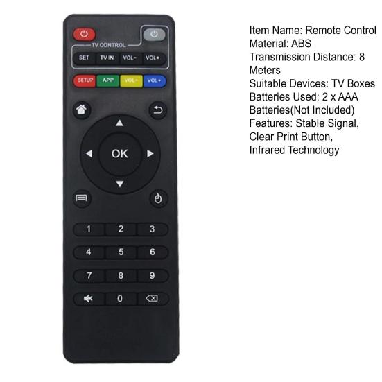 TV Box Remote Control Wireless Remote Control for TV BOX H96/Z28/T95X/T95Z