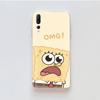 Прозрачный чехол для Samsung A04 A14 A23 M33 M53 Realme 10 9 C35 C55 VIVO X80 Infinix Hot 30 Note 11 Tecno Spark 8P Pro S-40 Spongebob