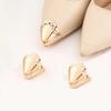 Metal Protective Head for High Heels Anti Kick Concealer Shoe Decoration Women Luxury Diamond Shoe Tip Accessories 2Pcs