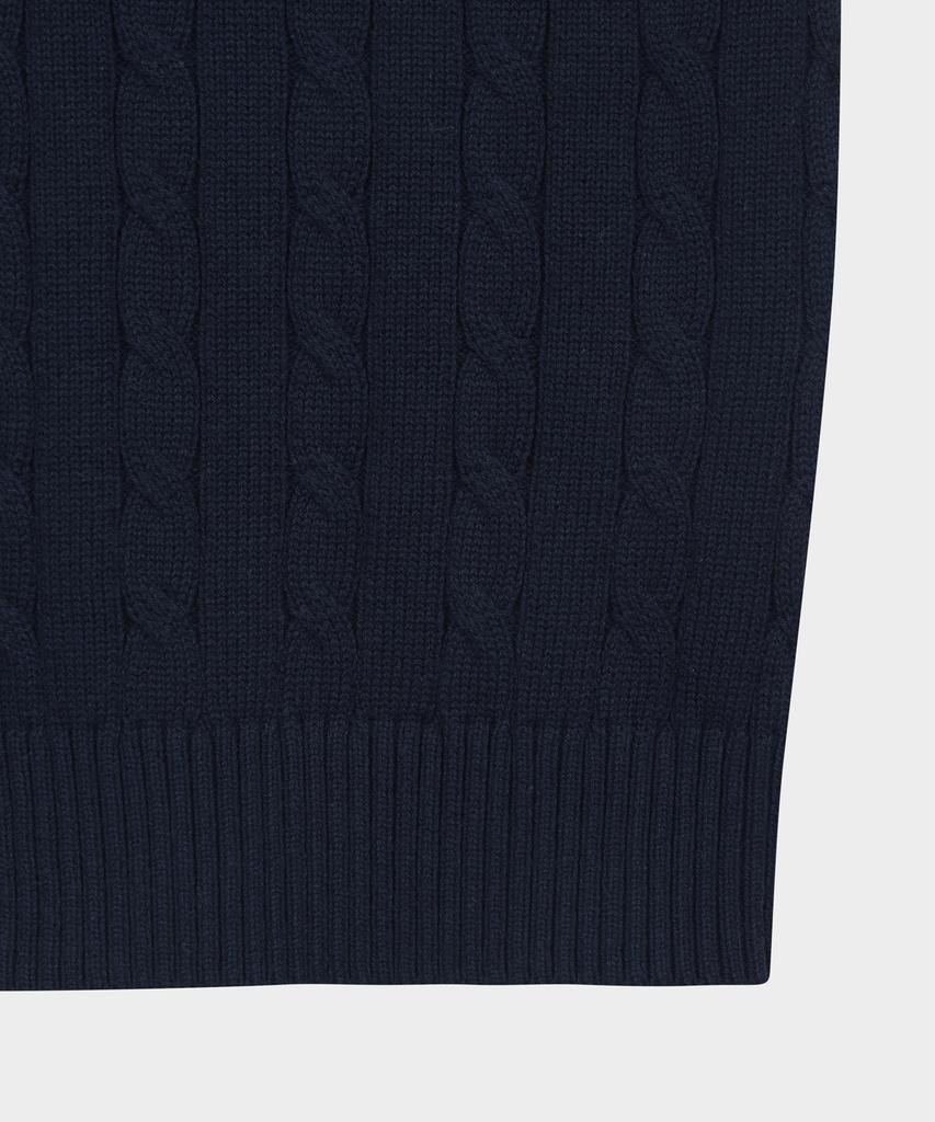 Хлопковый кардиган в косую вязку Brooks Brothers (Темно-синий) (Bbwcmbg101)