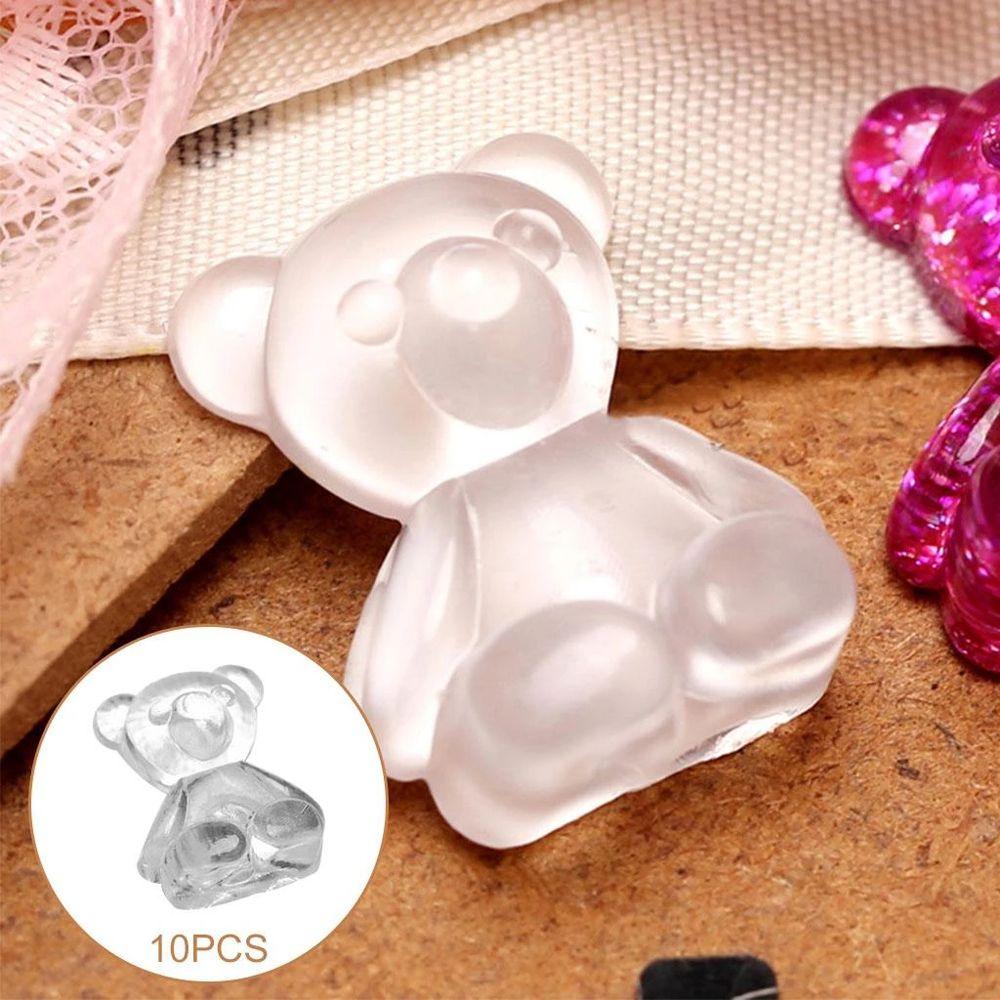 Прозрачная подставка для дизайна ногтей Медведь Доска для дизайна ногтей Карточка для самостоятельного создания ногтей Практика демонстрации ногтей Цветная карта