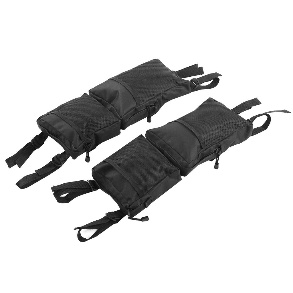 2pcs ATV Saddle Bag MultiFunction Outdoors Rear Pack Luggage Storage Tool Snowmobile