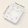 1pc Three-Inch Love Album Photo Storage Book with Heart Design - Transparent Inner Pages, Perfect for Commemorating Precious Moments, Memory Book