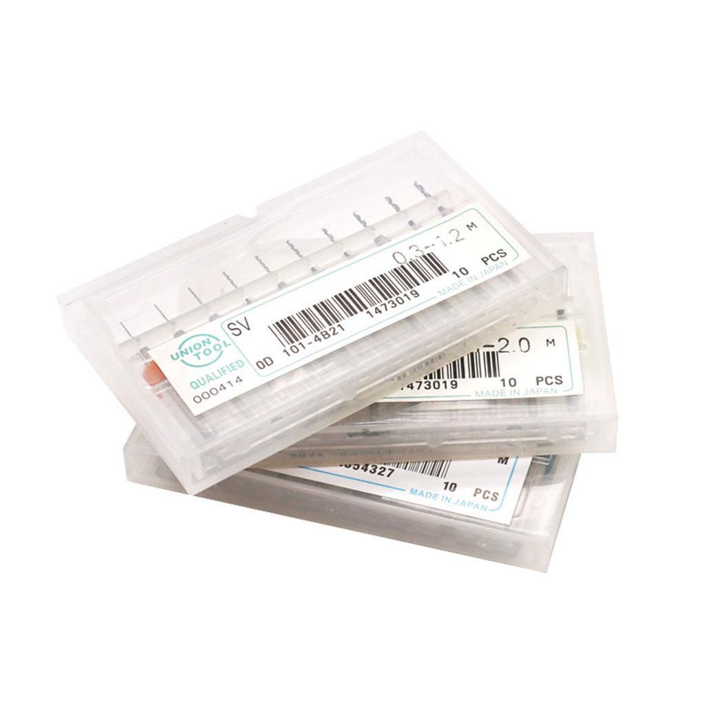 10pcs/set PCB Bits Tungsten Jewelry PCB Print Circuit Board Drill Bits Engraving Tool