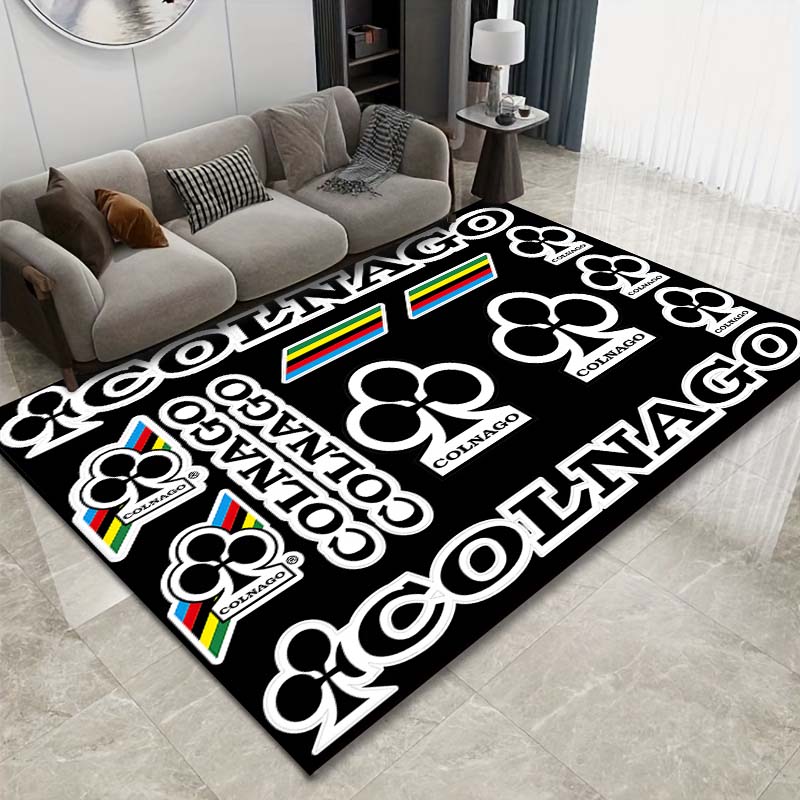 15 Sizes C-Colnago Pattern Rug Living Room Bathroom Mat Creative Door Mat Bedroom Club Area Rug  Living Room Decor Cycling Club