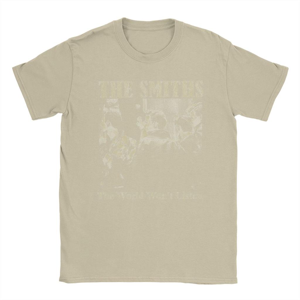 Unisexs TShirt The Smiths Crazy Cotton Tee Shirt Short Sleeve T Shirt Round Collar Clothes Plus Size