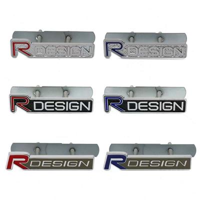 3D Металлическая Наклейка-Значок Логотип R-Design Накладка на Переднюю Решетку Эмблема на Задний Багажник