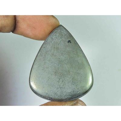 32X42X05MM натуральный золотой пирит грушевидный кабошон россыпью драгоценный камень 84 карата. СК-4251