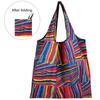 1PC Reusable Shopping Bag Folding Nylon Bag Printing Eco Large Capacity Grocery Bags Waterproof Portable Shopping Bags