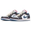 Air Jordan 1 Low SE Industrial Blue Sashiko Мужские кроссовки Белый Черный Сирена-Красный FV3622-141