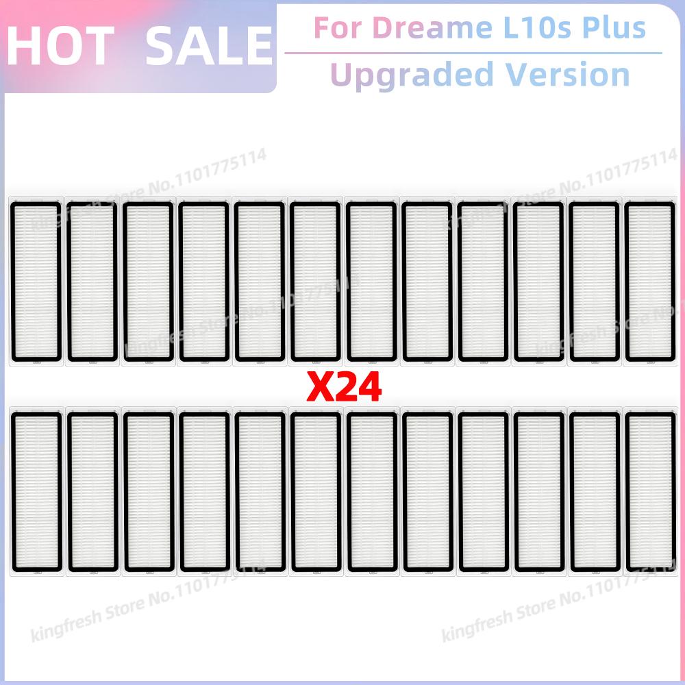 Совместимо для Dreame L10s Plus RLL42SD Запасные части Основной ролик Боковая щетка Hepa-фильтр Салфетка для швабры Ткань Пылесборник Аксессуары